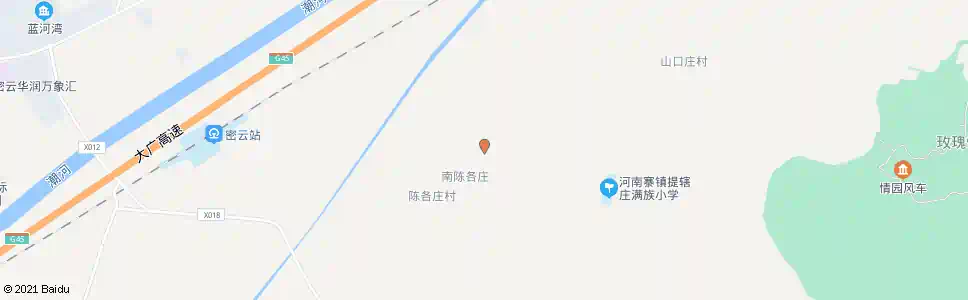 北京陈各庄东_公交站地图_北京公交_妙搜公交查询2025