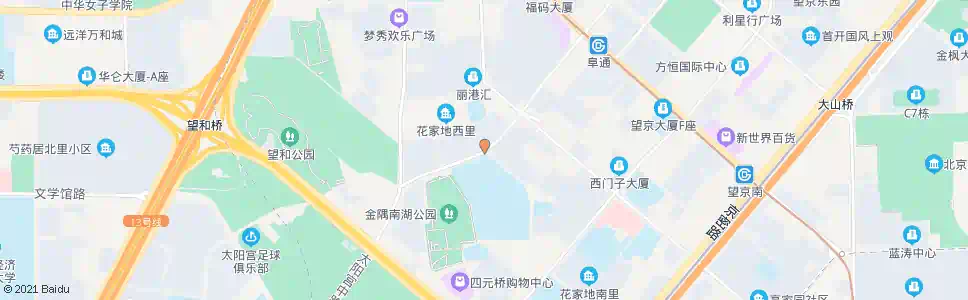 北京花家地西里二区_公交站地图_北京公交_妙搜公交查询2025