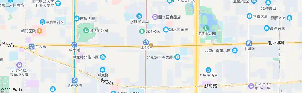 北京金台路口东_公交站地图_北京公交_妙搜公交查询2025