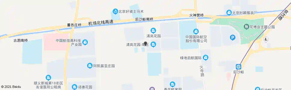 北京清岚小镇_公交站地图_北京公交_妙搜公交查询2025