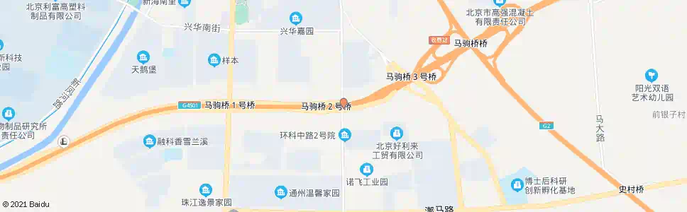 北京环科中路_公交站地图_北京公交_妙搜公交查询2025