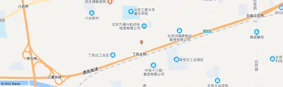 北京丁各庄_公交站地图_北京公交_妙搜公交查询2025