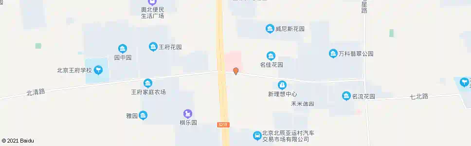 北京平西王府路口东_公交站地图_北京公交_妙搜公交查询2025