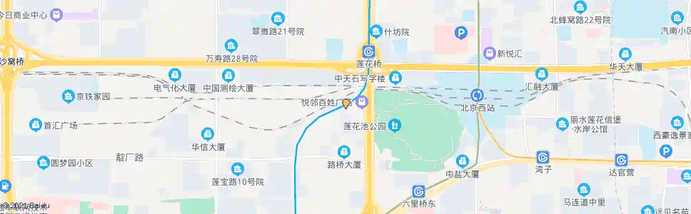 北京吴家场路东口_公交站地图_北京公交_妙搜公交查询2025