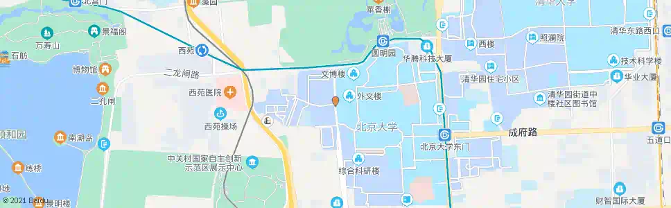 北京北京大学西门_公交站地图_北京公交_妙搜公交查询2025