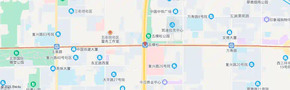 北京五棵松站_公交站地图_北京公交_妙搜公交查询2025