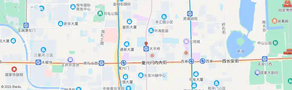 北京太平桥_公交站地图_北京公交_妙搜公交查询2025