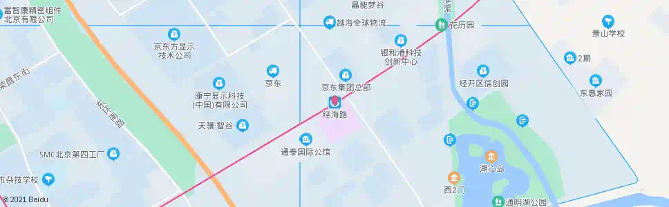 北京地铁经海路站_公交站地图_北京公交_妙搜公交查询2025
