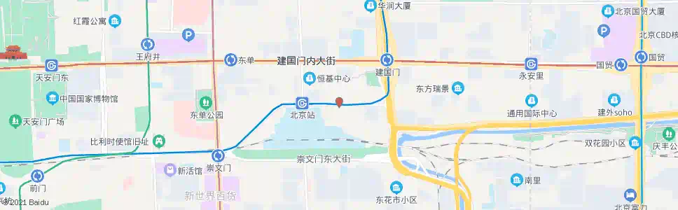 北京东大街_公交站地图_北京公交_妙搜公交查询2025