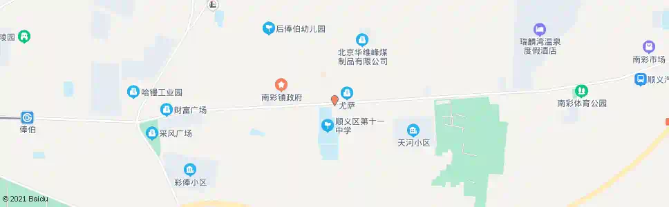 北京俸伯小学_公交站地图_北京公交_妙搜公交查询2025