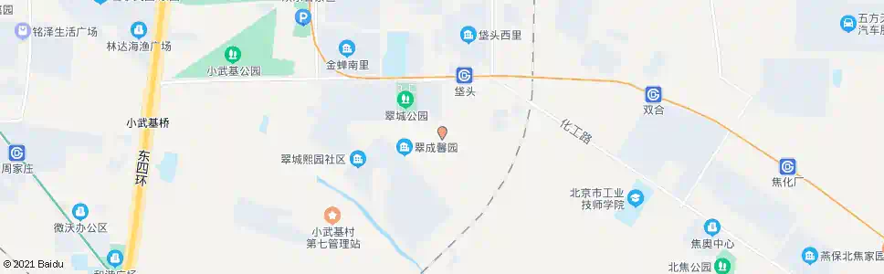北京翠城盛园_公交站地图_北京公交_妙搜公交查询2025