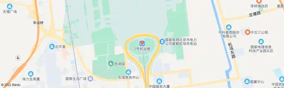 北京3号航站楼_公交站地图_北京公交_妙搜公交查询2025