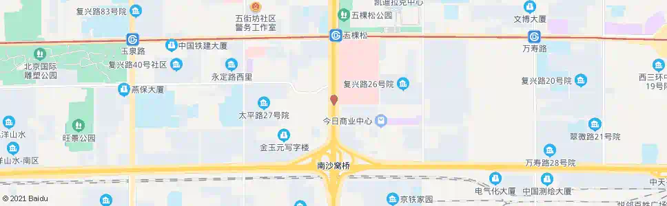 北京沙窝桥北_公交站地图_北京公交_妙搜公交查询2025