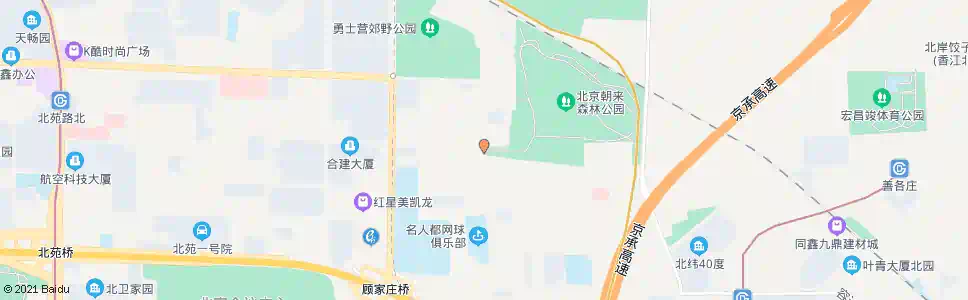 北京朝来农艺园_公交站地图_北京公交_妙搜公交查询2025