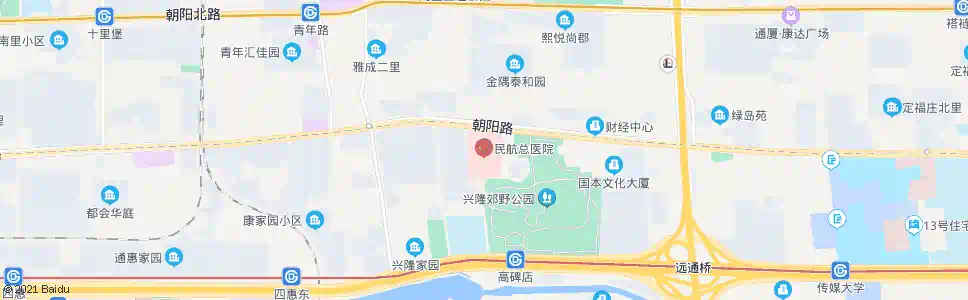 北京民航医院_公交站地图_北京公交_妙搜公交查询2025