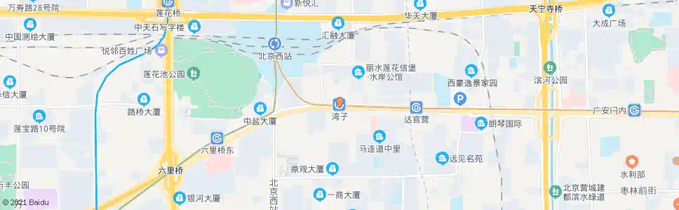 北京下湾子_公交站地图_北京公交_妙搜公交查询2025