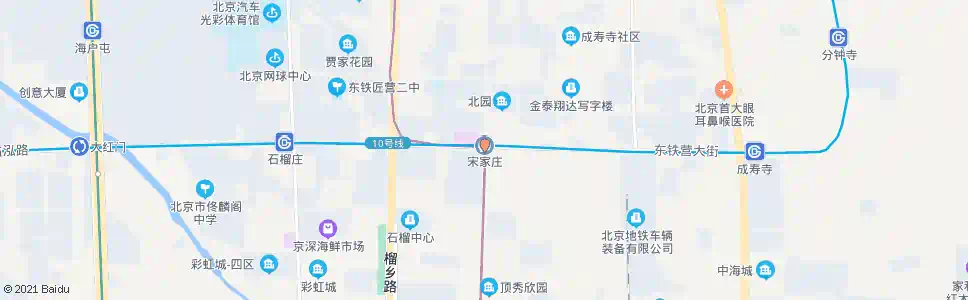 北京宋家庄_公交站地图_北京公交_妙搜公交查询2025