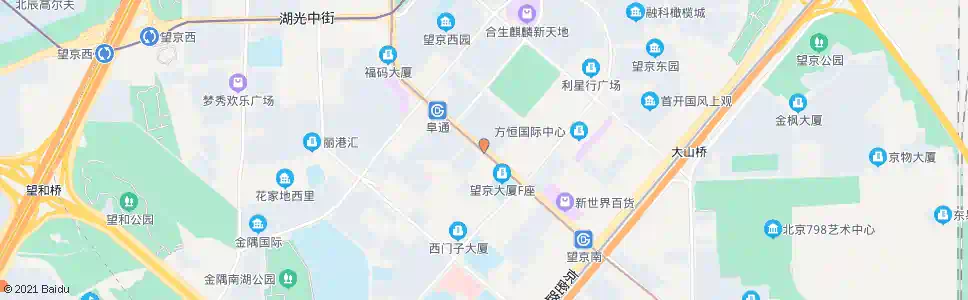 北京望花路东里_公交站地图_北京公交_妙搜公交查询2025