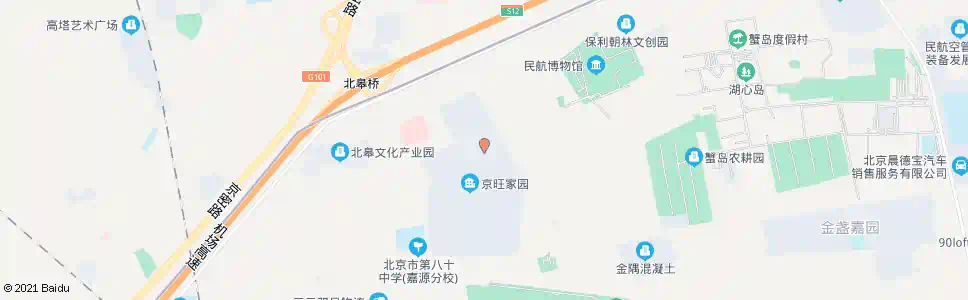 北京京旺家园西街_公交站地图_北京公交_妙搜公交查询2025