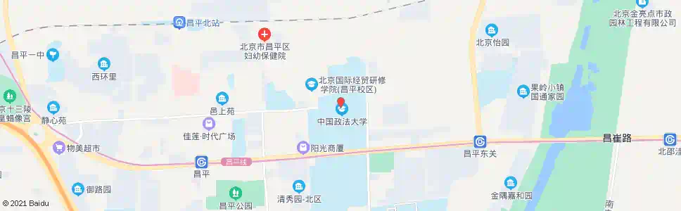 北京政法大学北门_公交站地图_北京公交_妙搜公交查询2025
