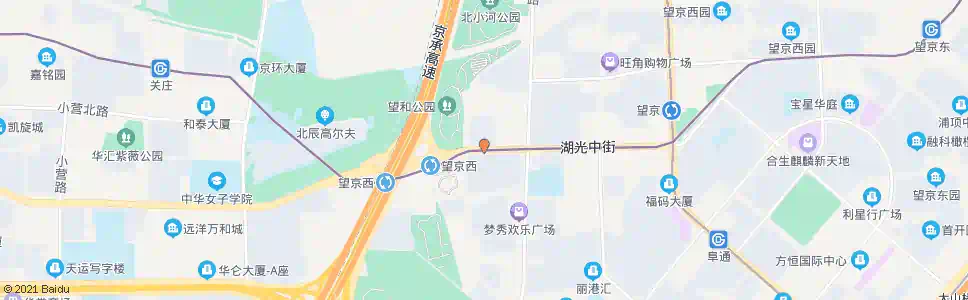 北京湖光中街西口_公交站地图_北京公交_妙搜公交查询2025
