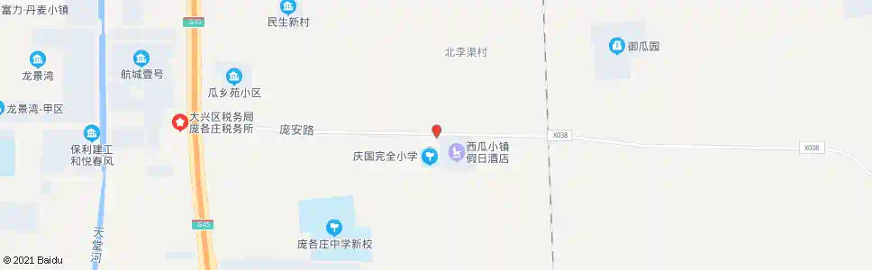 北京庆国寺小学_公交站地图_北京公交_妙搜公交查询2025