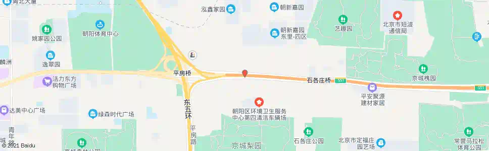 北京石各庄西_公交站地图_北京公交_妙搜公交查询2025