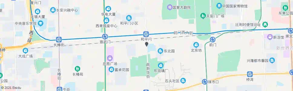 北京和平门外_公交站地图_北京公交_妙搜公交查询2025