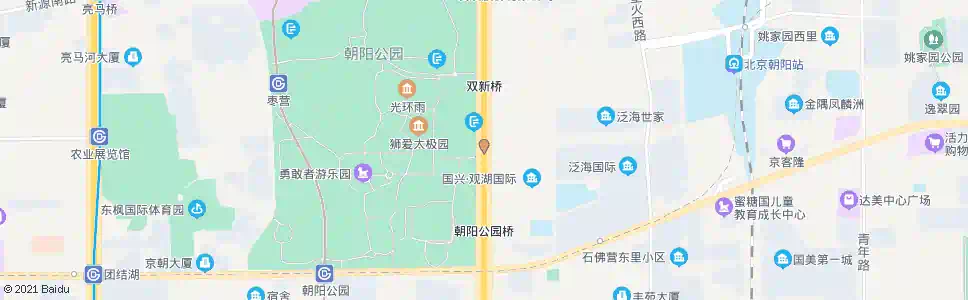 北京朝阳公园东门_公交站地图_北京公交_妙搜公交查询2025