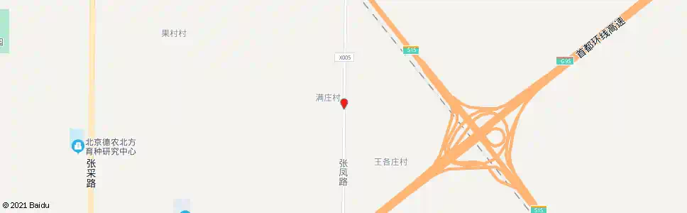 北京满庄村_公交站地图_北京公交_妙搜公交查询2025
