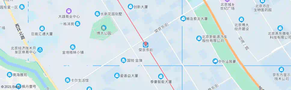 北京地铁荣京东街站_公交站地图_北京公交_妙搜公交查询2025
