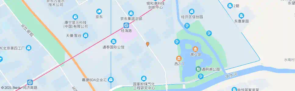 北京科创十四街_公交站地图_北京公交_妙搜公交查询2025