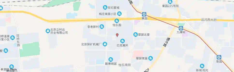 北京怡乐北街_公交站地图_北京公交_妙搜公交查询2025