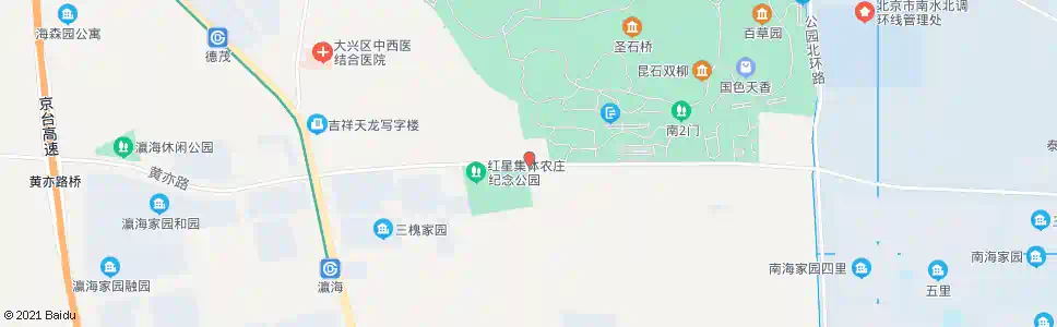 北京姜场_公交站地图_北京公交_妙搜公交查询2025