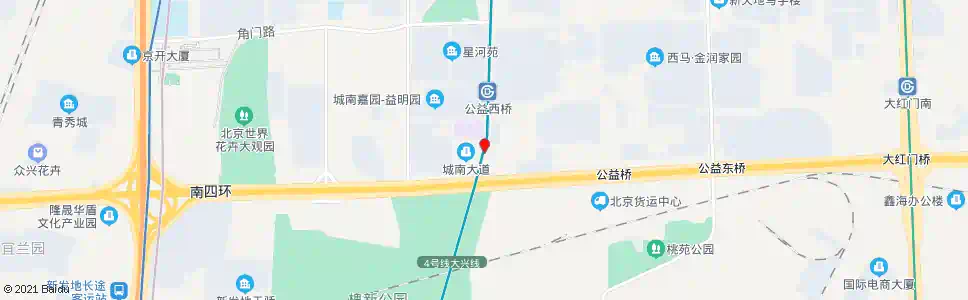 北京公益西桥北_公交站地图_北京公交_妙搜公交查询2025
