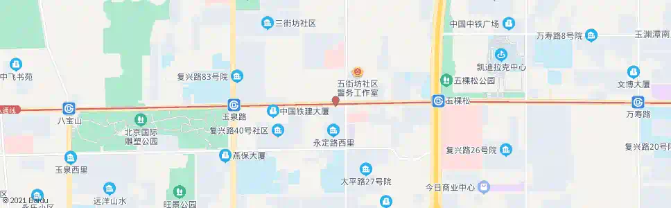 北京永定路口西_公交站地图_北京公交_妙搜公交查询2025