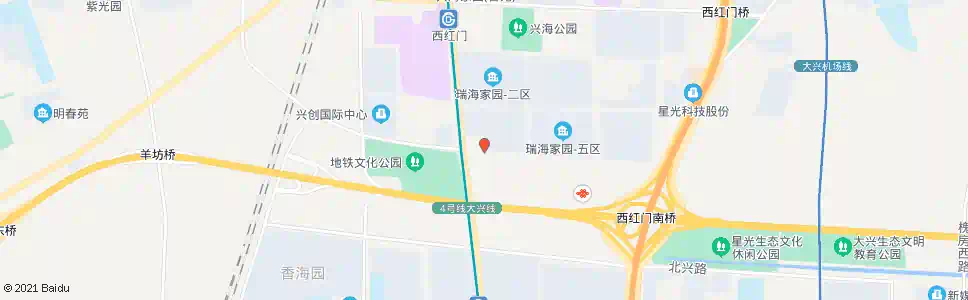 北京西红门西站_公交站地图_北京公交_妙搜公交查询2025
