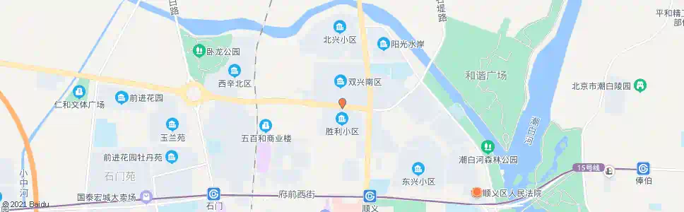 北京胜利小区_公交站地图_北京公交_妙搜公交查询2025