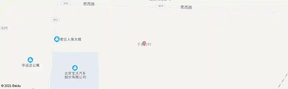 北京于家台村_公交站地图_北京公交_妙搜公交查询2025