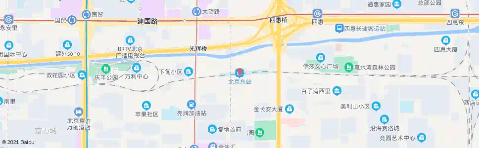 北京北洼路(东行)_公交站地图_北京公交_妙搜公交查询2025