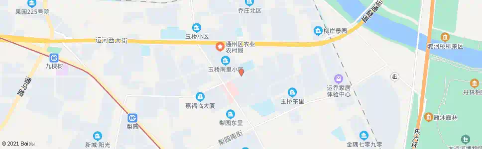北京梨园北街_公交站地图_北京公交_妙搜公交查询2025