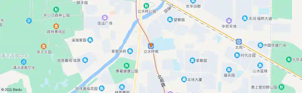北京立水桥南站_公交站地图_北京公交_妙搜公交查询2025
