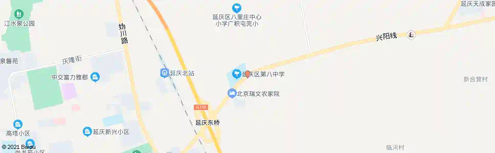 北京延庆八中_公交站地图_北京公交_妙搜公交查询2025