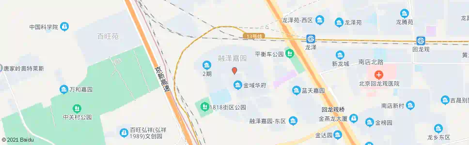 北京龙域北街_公交站地图_北京公交_妙搜公交查询2025