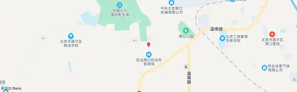 北京二零八所_公交站地图_北京公交_妙搜公交查询2025