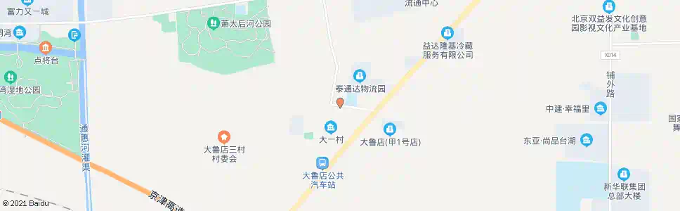 北京大鲁店_公交站地图_北京公交_妙搜公交查询2025