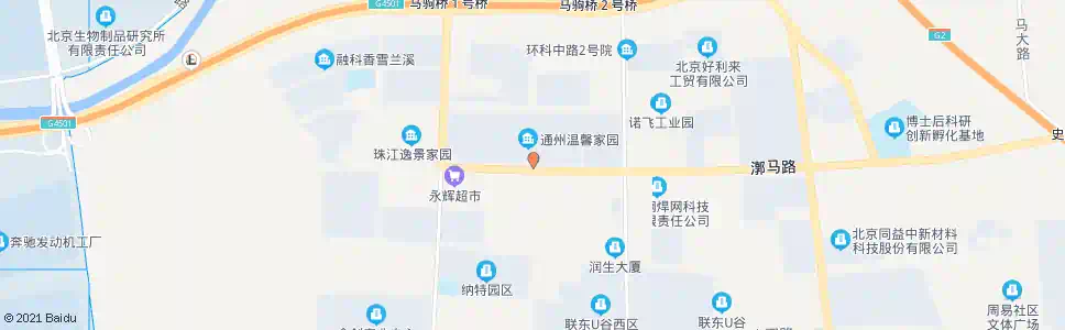 北京温馨家园_公交站地图_北京公交_妙搜公交查询2025