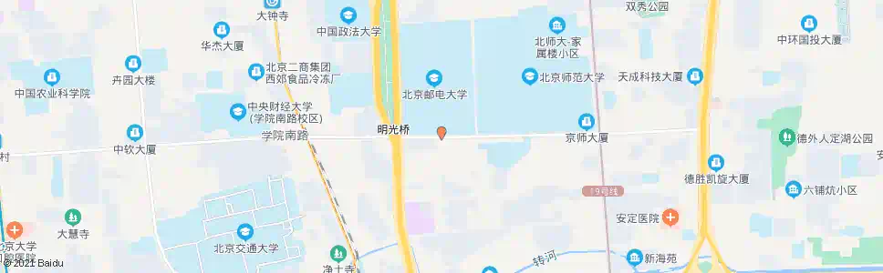 北京明光桥东_公交站地图_北京公交_妙搜公交查询2025