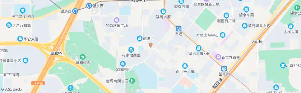 北京花家地西里_公交站地图_北京公交_妙搜公交查询2025