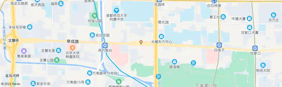 北京航天桥西_公交站地图_北京公交_妙搜公交查询2025